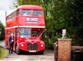 72 seat Red Routemaster bus for wedding hire in Maidstone